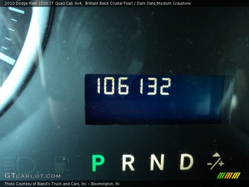 Brilliant Black Crystal Pearl / Dark Slate/Medium Graystone 2010 Dodge Ram 1500 ST Quad Cab 4x4
