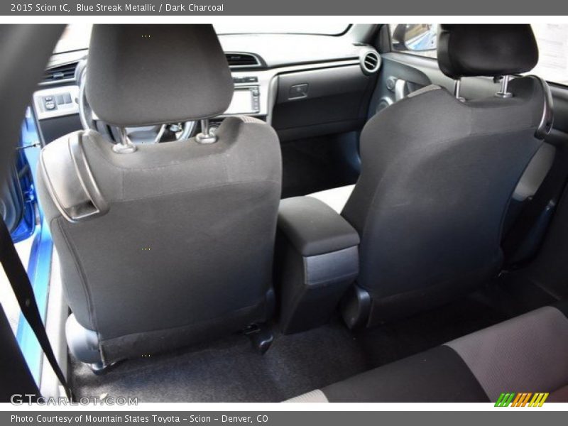 Blue Streak Metallic / Dark Charcoal 2015 Scion tC