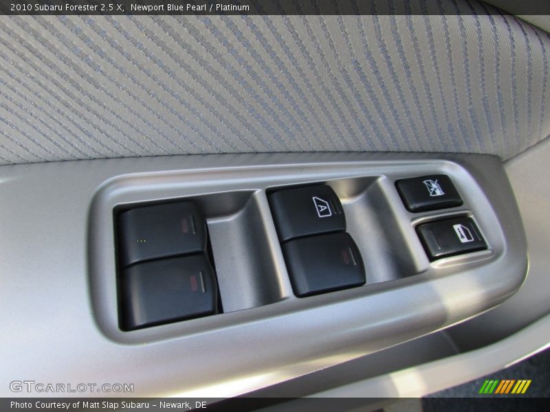 Newport Blue Pearl / Platinum 2010 Subaru Forester 2.5 X