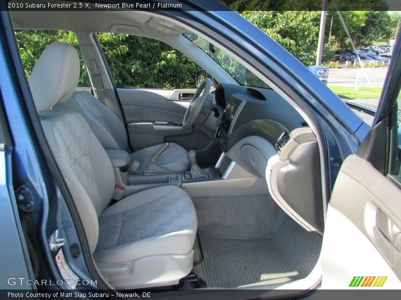Newport Blue Pearl / Platinum 2010 Subaru Forester 2.5 X
