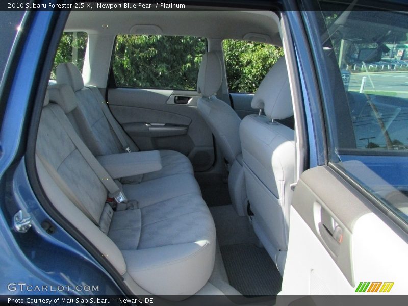 Newport Blue Pearl / Platinum 2010 Subaru Forester 2.5 X