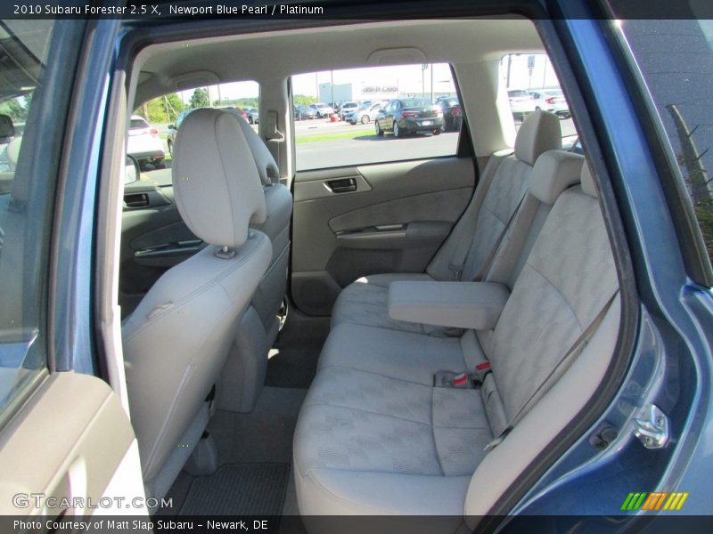 Newport Blue Pearl / Platinum 2010 Subaru Forester 2.5 X
