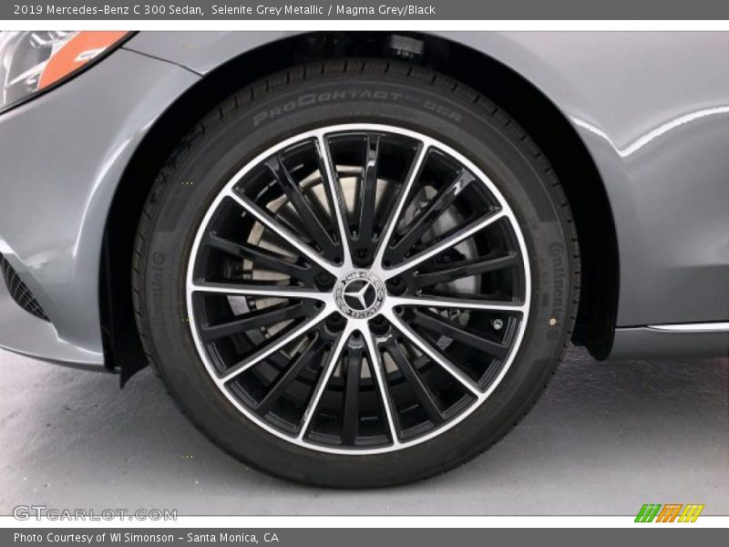 Selenite Grey Metallic / Magma Grey/Black 2019 Mercedes-Benz C 300 Sedan