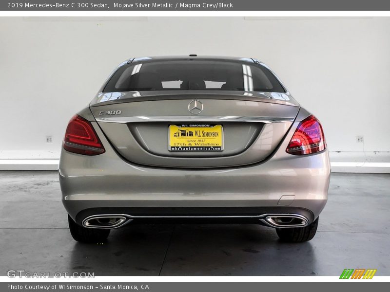 Mojave Silver Metallic / Magma Grey/Black 2019 Mercedes-Benz C 300 Sedan