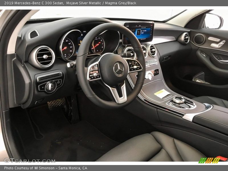 Mojave Silver Metallic / Magma Grey/Black 2019 Mercedes-Benz C 300 Sedan