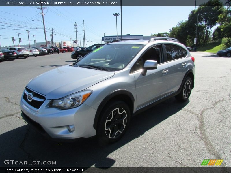 Ice Silver Metallic / Black 2014 Subaru XV Crosstrek 2.0i Premium