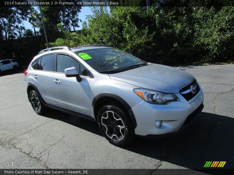 Ice Silver Metallic / Black 2014 Subaru XV Crosstrek 2.0i Premium