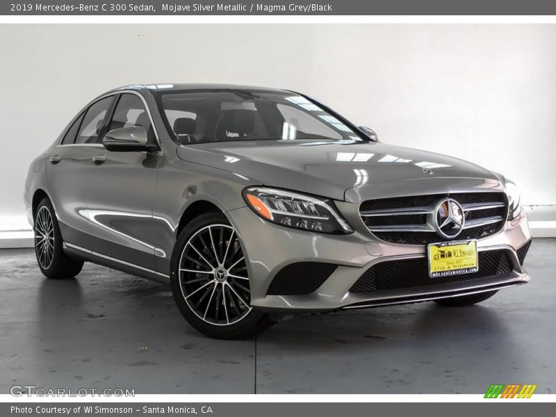 Mojave Silver Metallic / Magma Grey/Black 2019 Mercedes-Benz C 300 Sedan