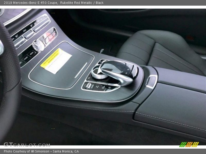 Rubellite Red Metallic / Black 2019 Mercedes-Benz E 450 Coupe