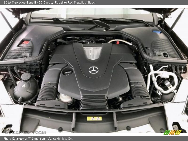 Rubellite Red Metallic / Black 2019 Mercedes-Benz E 450 Coupe