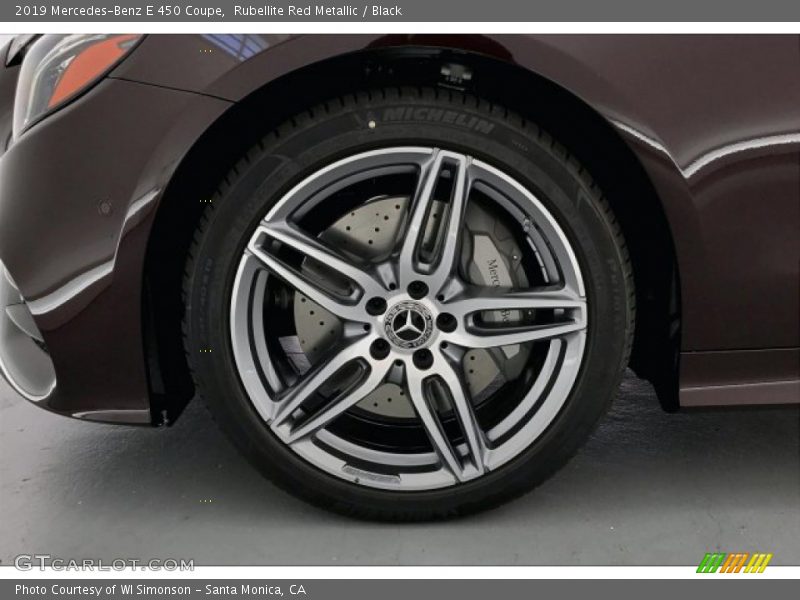 Rubellite Red Metallic / Black 2019 Mercedes-Benz E 450 Coupe