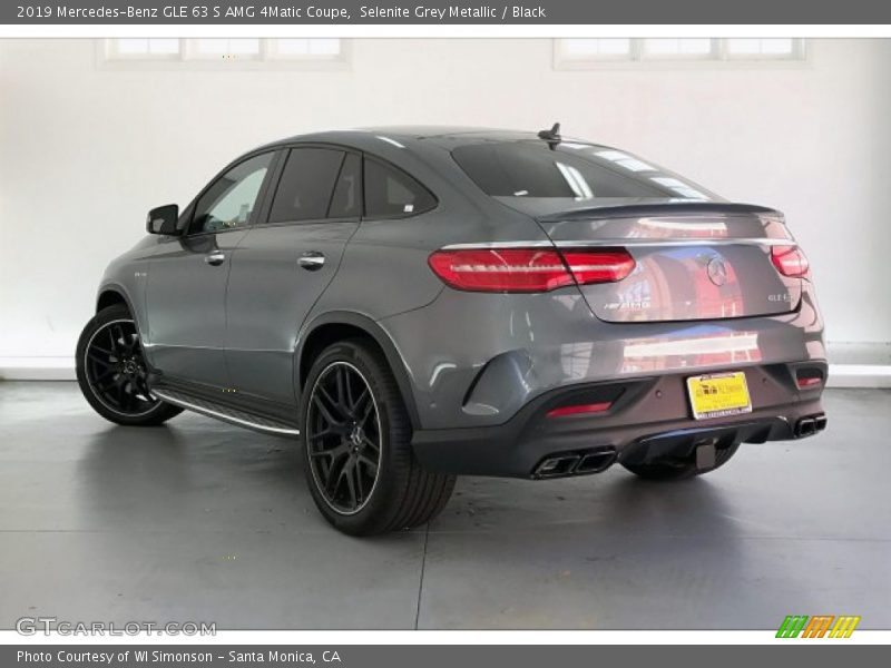 Selenite Grey Metallic / Black 2019 Mercedes-Benz GLE 63 S AMG 4Matic Coupe