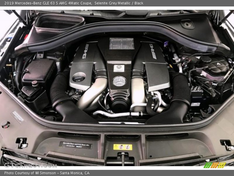 Selenite Grey Metallic / Black 2019 Mercedes-Benz GLE 63 S AMG 4Matic Coupe
