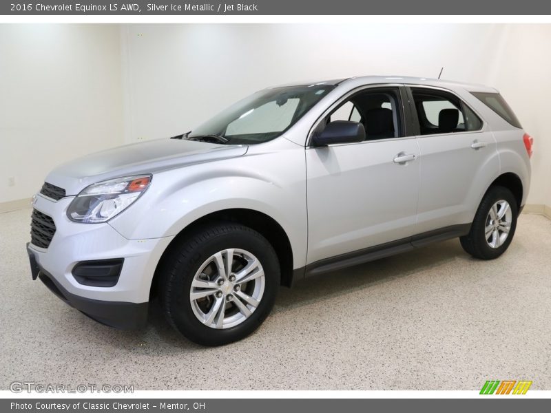 Silver Ice Metallic / Jet Black 2016 Chevrolet Equinox LS AWD