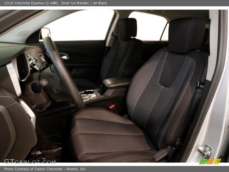 Silver Ice Metallic / Jet Black 2016 Chevrolet Equinox LS AWD