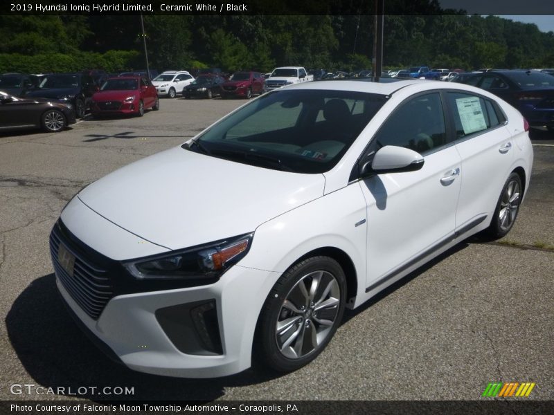 Ceramic White / Black 2019 Hyundai Ioniq Hybrid Limited