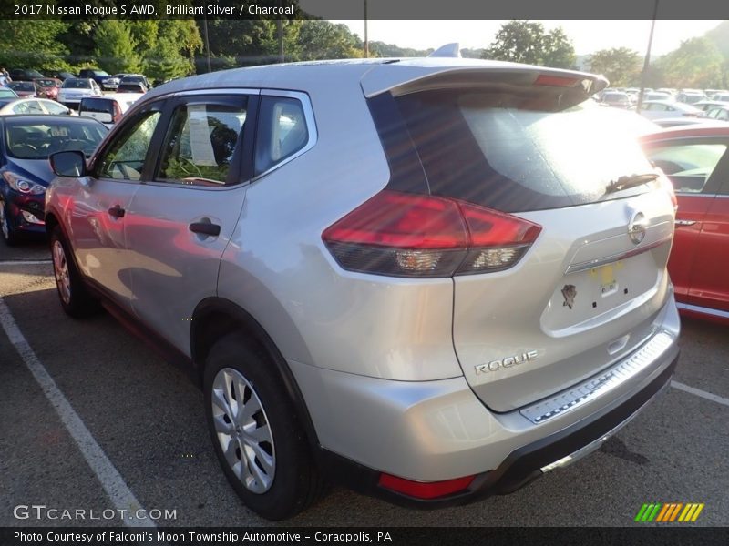 Brilliant Silver / Charcoal 2017 Nissan Rogue S AWD