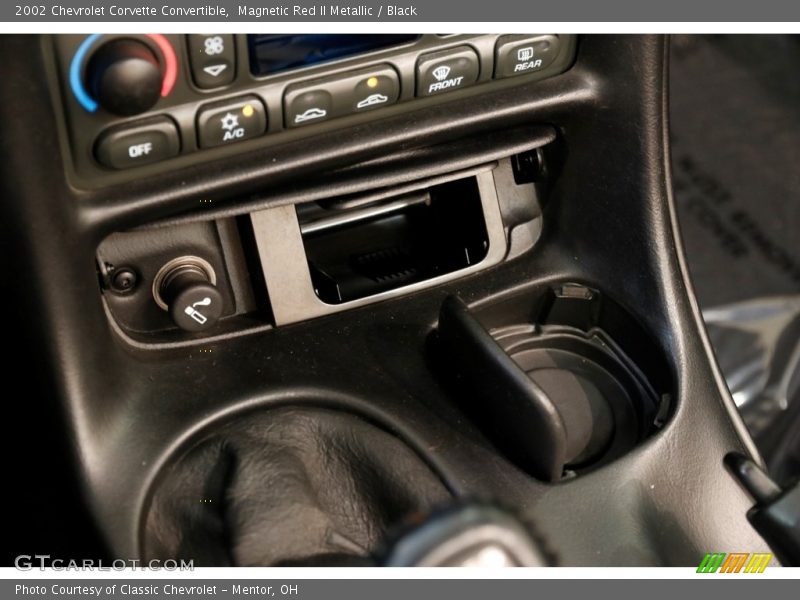 Magnetic Red II Metallic / Black 2002 Chevrolet Corvette Convertible