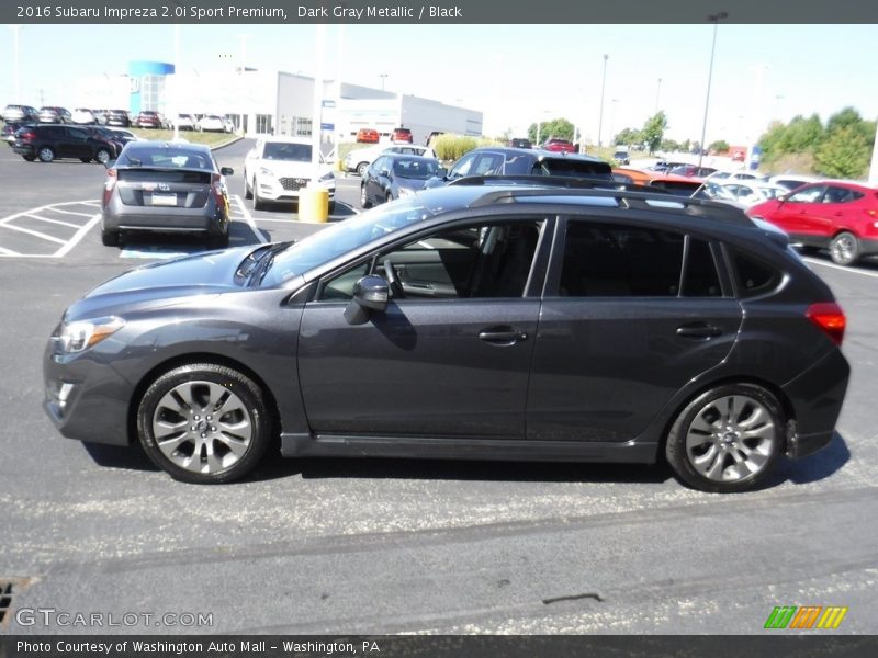 Dark Gray Metallic / Black 2016 Subaru Impreza 2.0i Sport Premium
