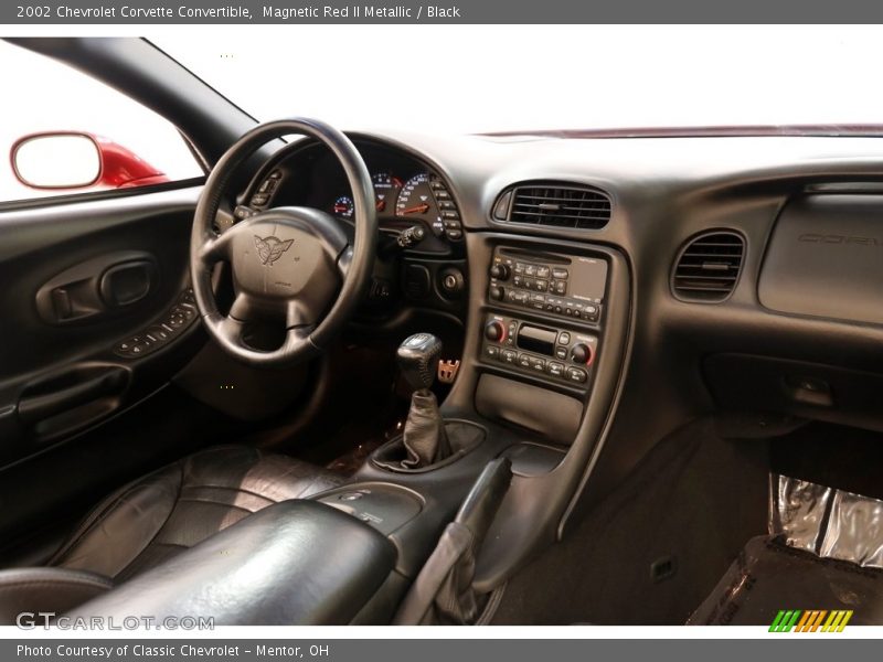 Magnetic Red II Metallic / Black 2002 Chevrolet Corvette Convertible