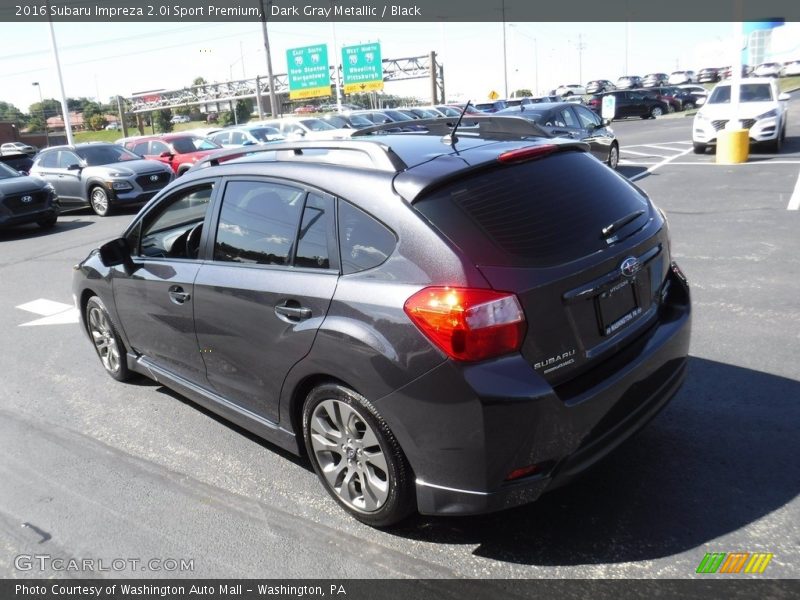 Dark Gray Metallic / Black 2016 Subaru Impreza 2.0i Sport Premium