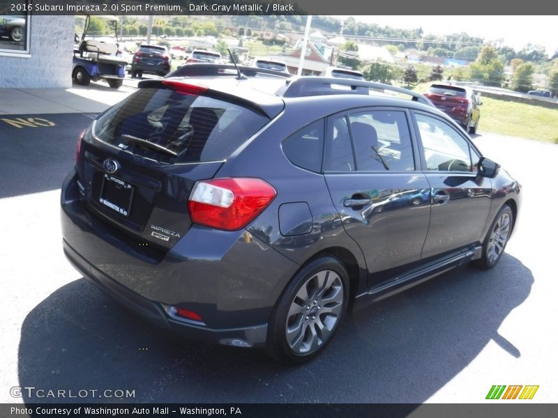 Dark Gray Metallic / Black 2016 Subaru Impreza 2.0i Sport Premium