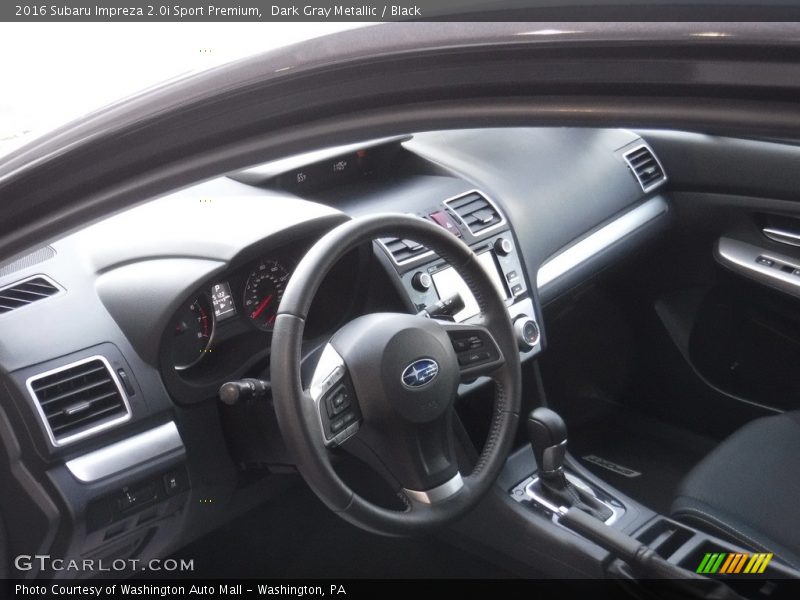 Dark Gray Metallic / Black 2016 Subaru Impreza 2.0i Sport Premium