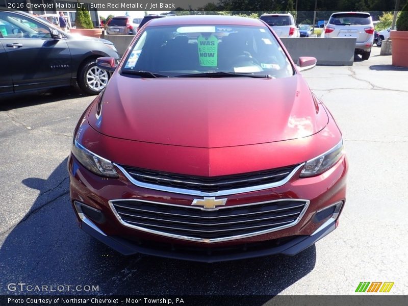 Butte Red Metallic / Jet Black 2016 Chevrolet Malibu LT
