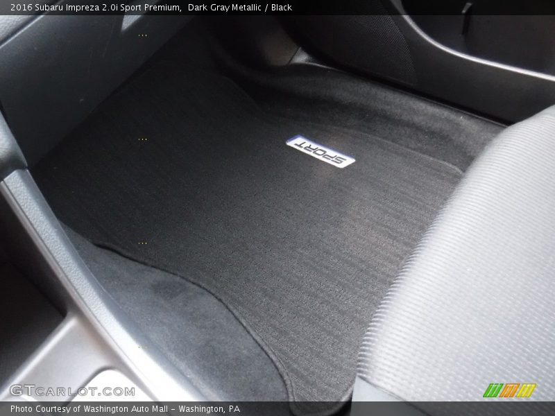 Dark Gray Metallic / Black 2016 Subaru Impreza 2.0i Sport Premium