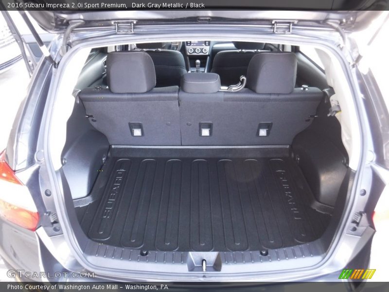 Dark Gray Metallic / Black 2016 Subaru Impreza 2.0i Sport Premium