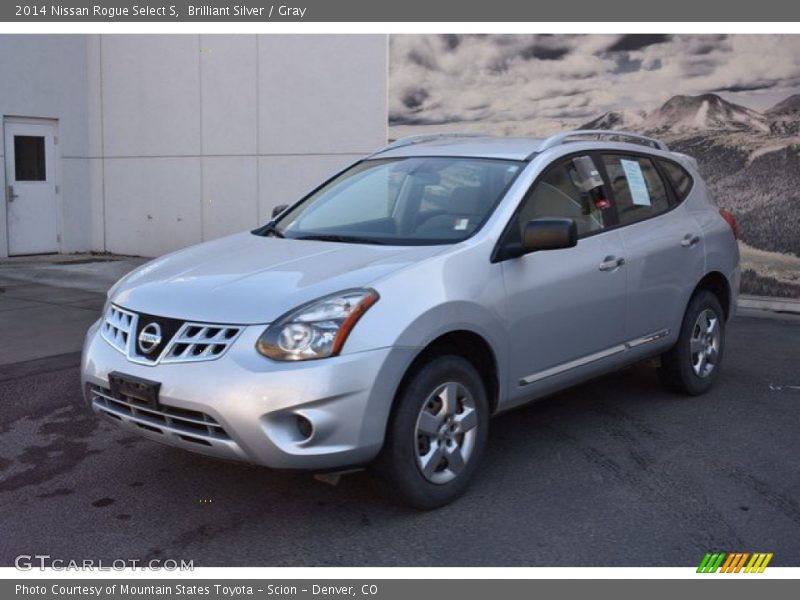 Brilliant Silver / Gray 2014 Nissan Rogue Select S