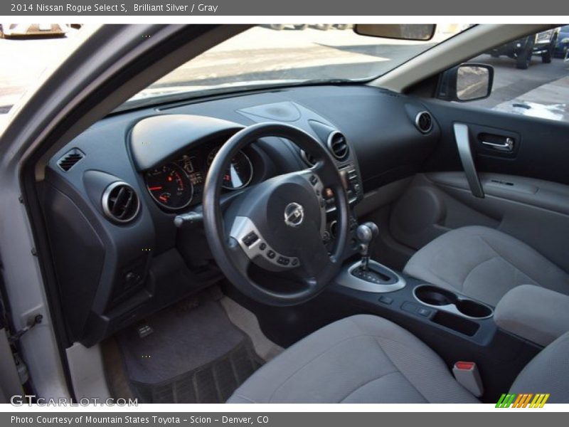 Brilliant Silver / Gray 2014 Nissan Rogue Select S