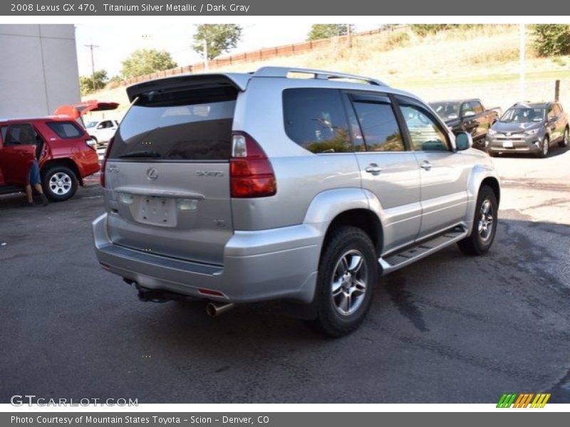 Titanium Silver Metallic / Dark Gray 2008 Lexus GX 470