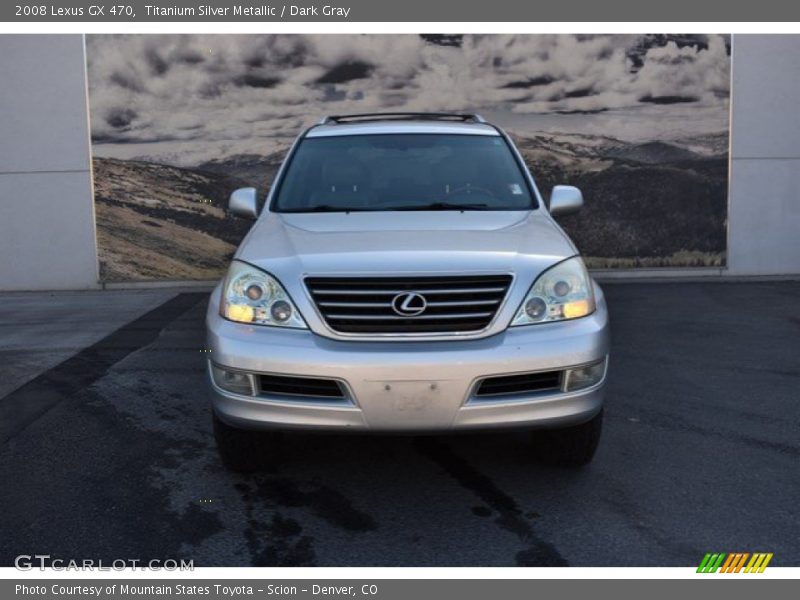 Titanium Silver Metallic / Dark Gray 2008 Lexus GX 470