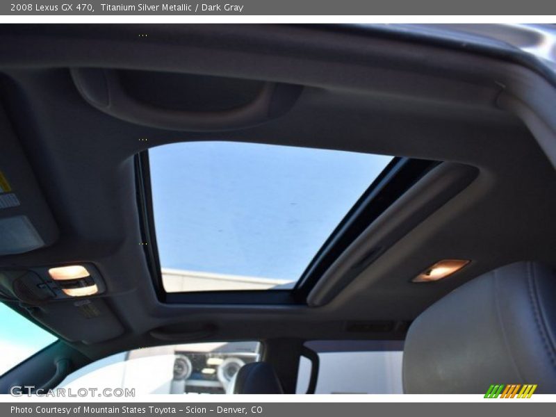 Titanium Silver Metallic / Dark Gray 2008 Lexus GX 470
