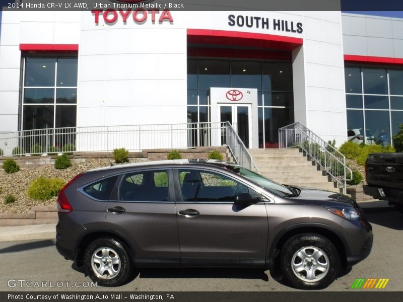 Urban Titanium Metallic / Black 2014 Honda CR-V LX AWD