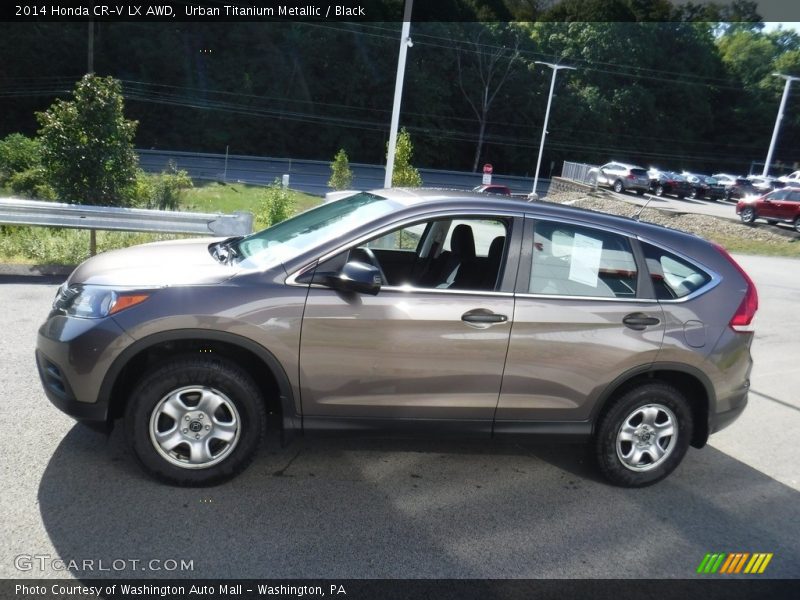 Urban Titanium Metallic / Black 2014 Honda CR-V LX AWD