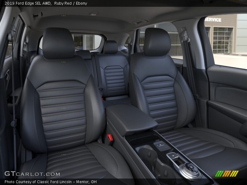 Ruby Red / Ebony 2019 Ford Edge SEL AWD