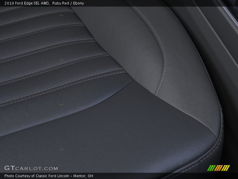 Ruby Red / Ebony 2019 Ford Edge SEL AWD