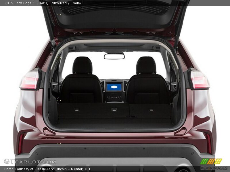 Ruby Red / Ebony 2019 Ford Edge SEL AWD