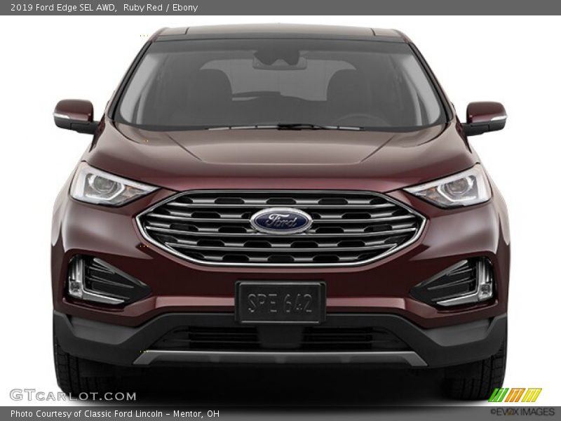 Ruby Red / Ebony 2019 Ford Edge SEL AWD