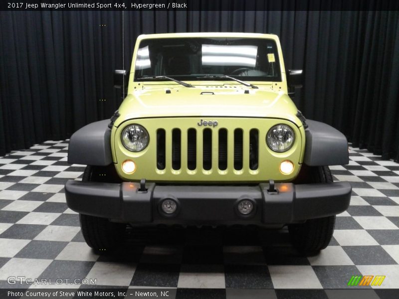 Hypergreen / Black 2017 Jeep Wrangler Unlimited Sport 4x4