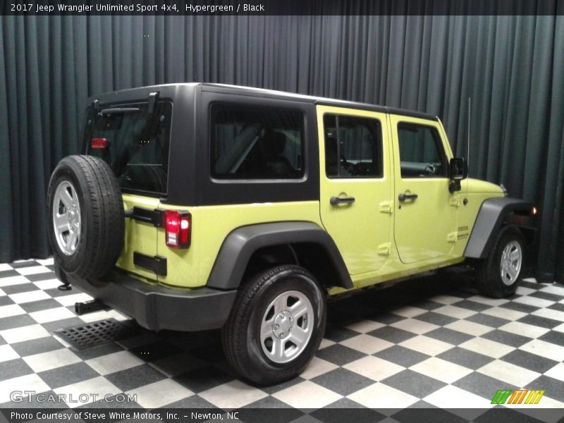 Hypergreen / Black 2017 Jeep Wrangler Unlimited Sport 4x4