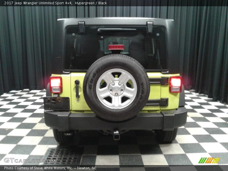 Hypergreen / Black 2017 Jeep Wrangler Unlimited Sport 4x4