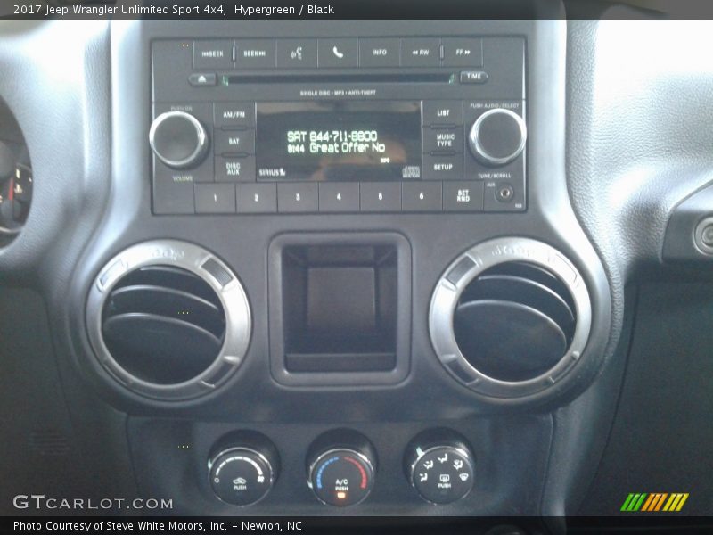 Hypergreen / Black 2017 Jeep Wrangler Unlimited Sport 4x4
