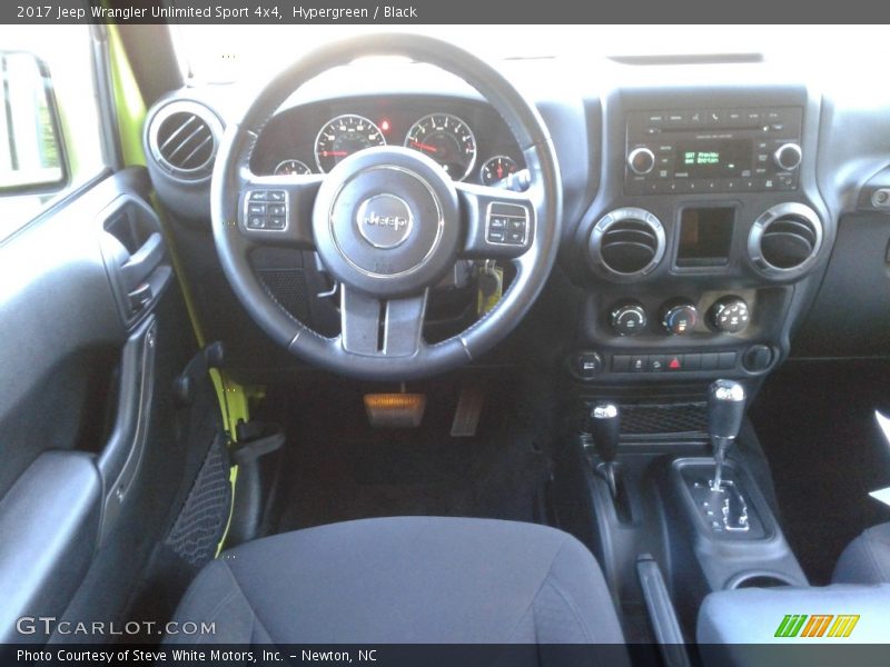 Hypergreen / Black 2017 Jeep Wrangler Unlimited Sport 4x4