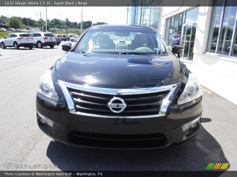 Super Black / Beige 2015 Nissan Altima 2.5 SV