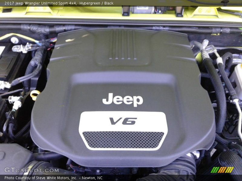 Hypergreen / Black 2017 Jeep Wrangler Unlimited Sport 4x4