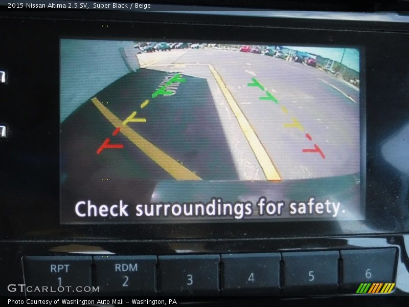 Super Black / Beige 2015 Nissan Altima 2.5 SV