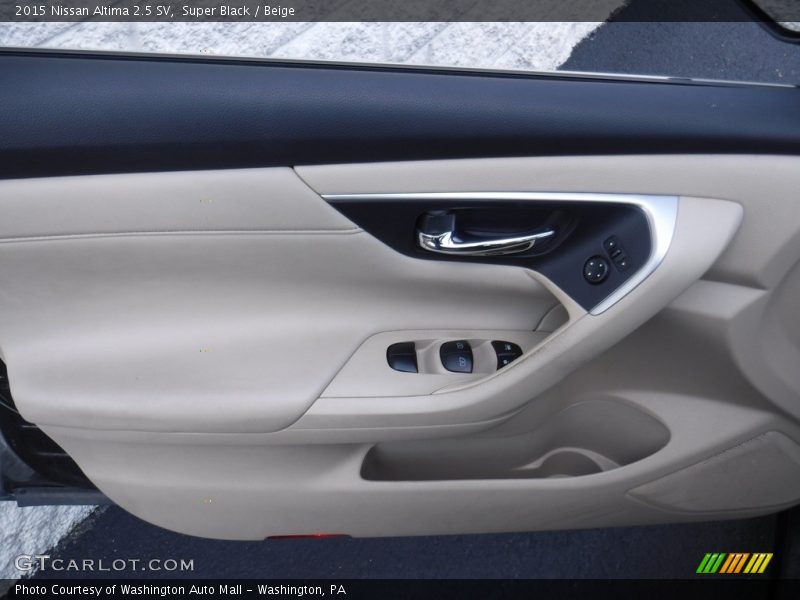 Super Black / Beige 2015 Nissan Altima 2.5 SV